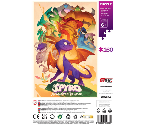 CENEGA Spyro Reignited Trilogy: Heroes Puzzle 160 - 1133202 - zdjęcie 2